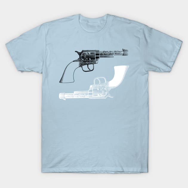 Six Gun Revolvers T-Shirt by callingtomorrow